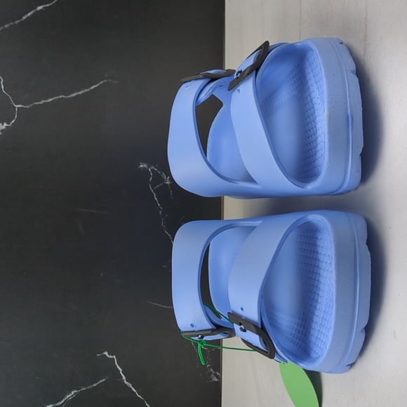 Funky Monkey Eva Flip Flops Sky Blue sz 10 - Picture 3 of 10